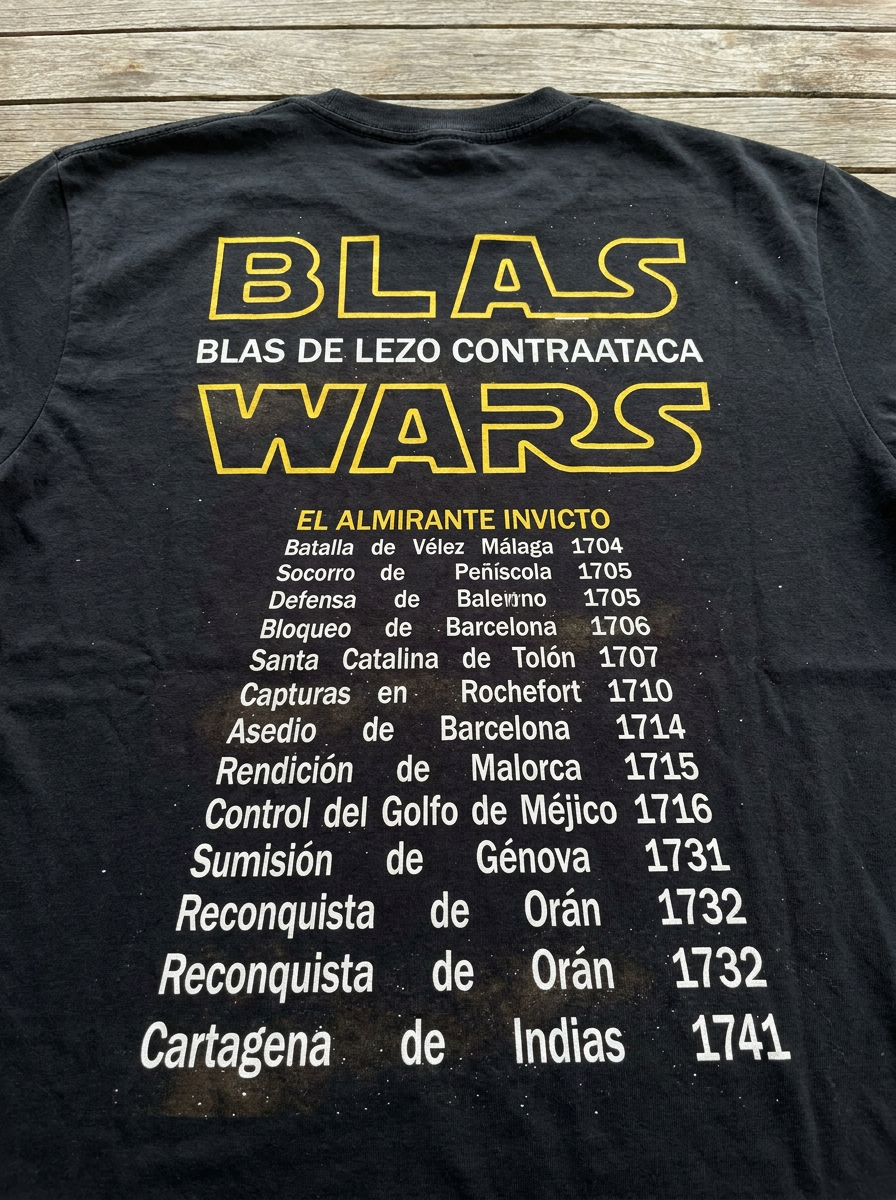 BLAS WARS – Camiseta de Blas de Lezo | El Almirante Invicto